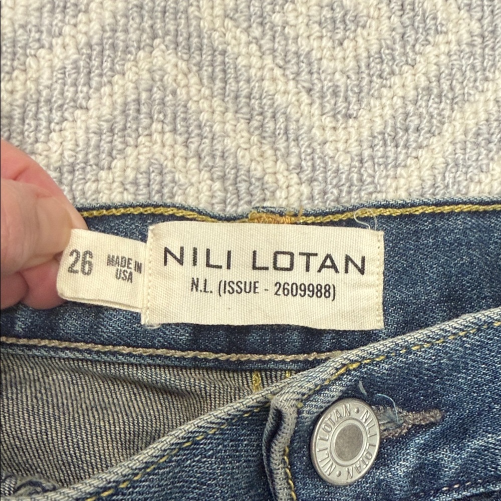 Nili Lotan Blue Emerson barrel jeans - Picture 2 of 5